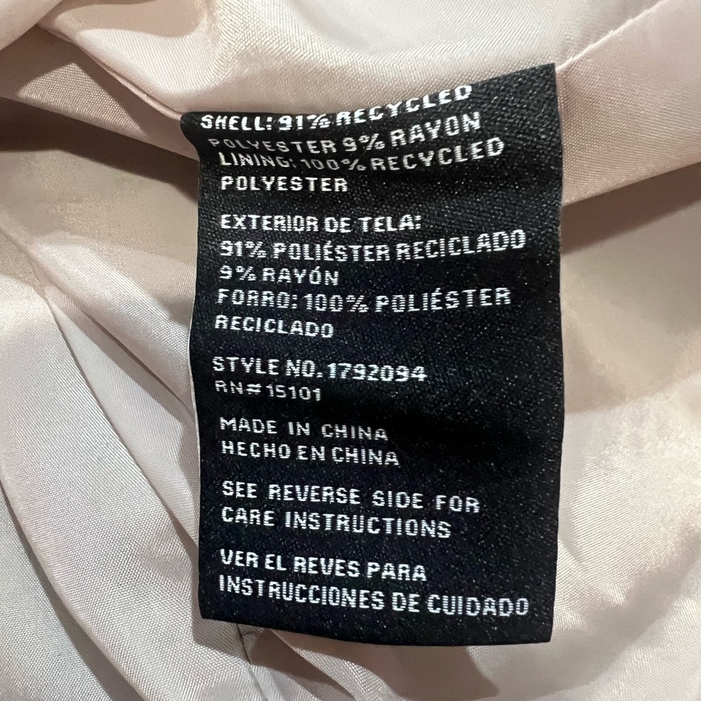 Vince Camuto Tan Trench Coat Modern Minimalist Design - Picture 9 of 15